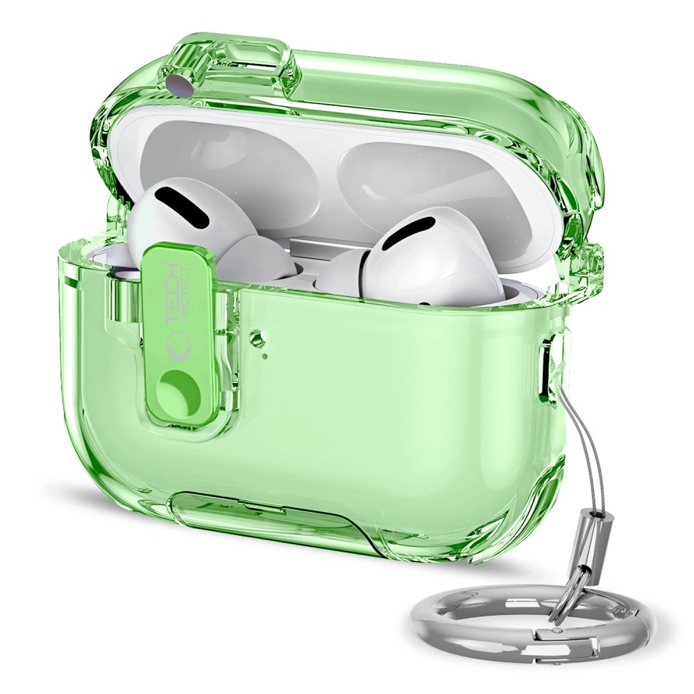 Levně Tech-Protect Bounce Pro pouzdro, Apple AirPods Pro 3, zelené