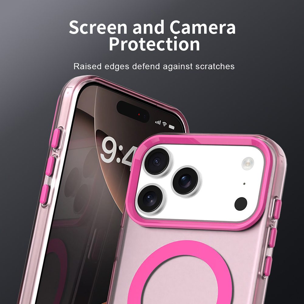 Techsuit CandyCase MagSafe, iPhone 17 Pro, ružový
