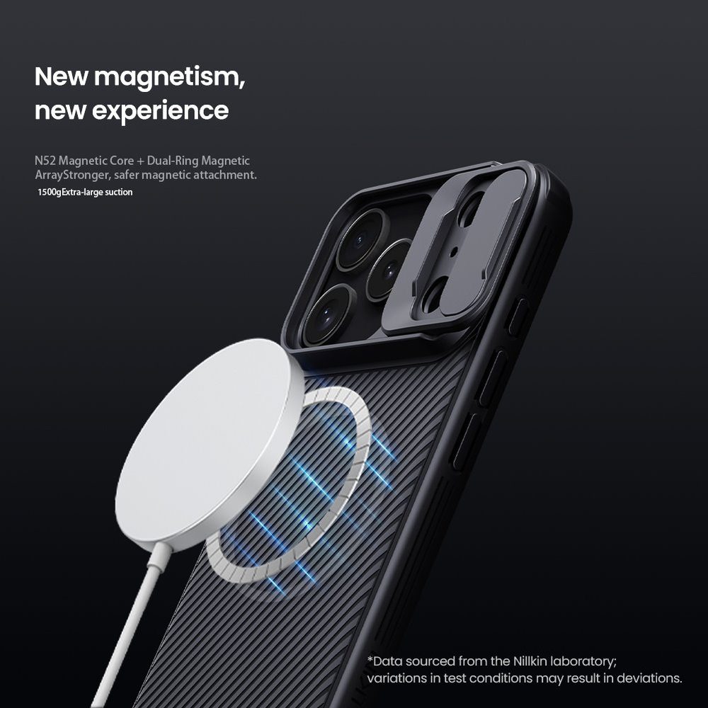 Nillkin Camshield Pro Magnetic, iPhone 17 Pro, čierny