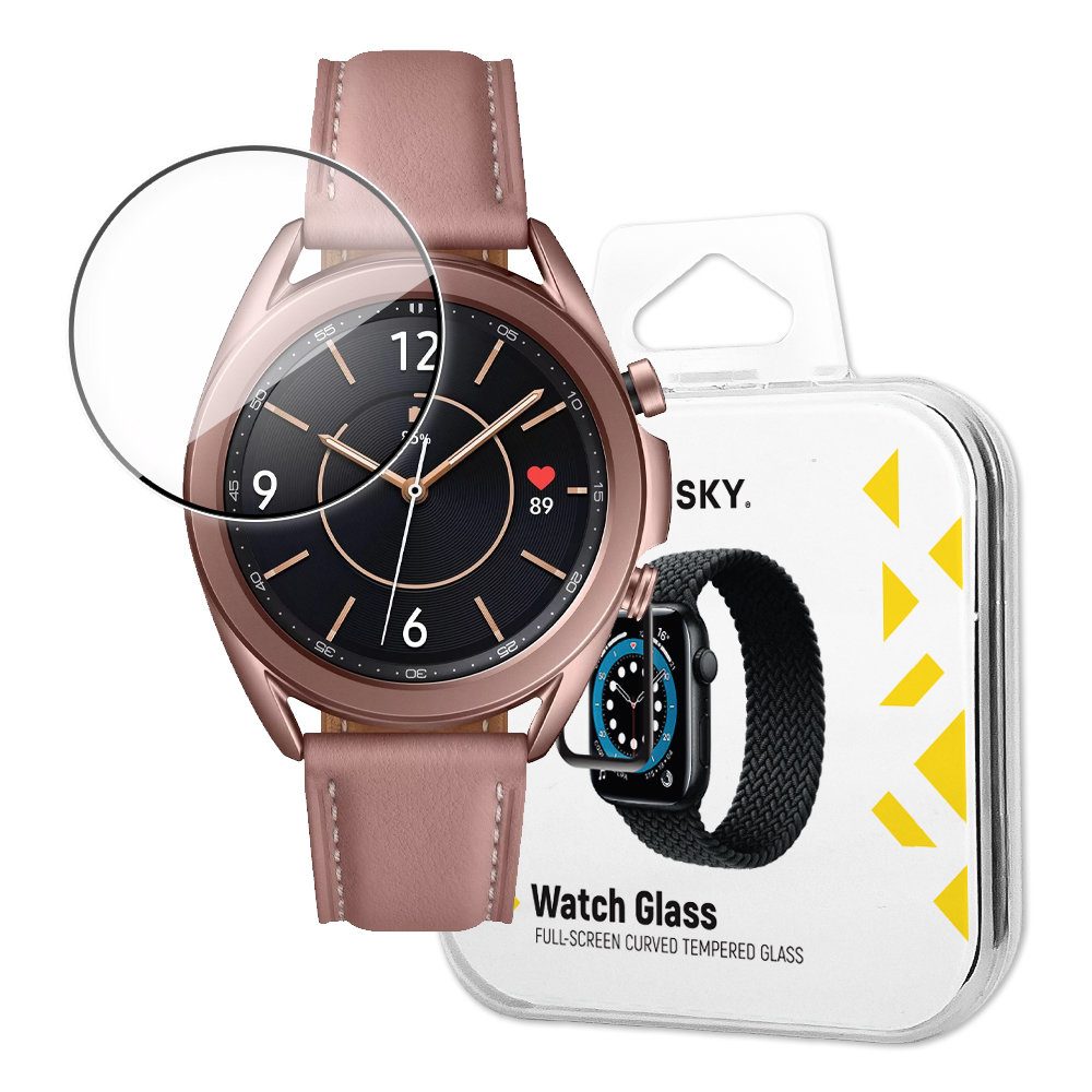 Folie De Sticlă Securizată Hibrid Wozinsky Watch Glass, Samsung Galaxy Watch 3 45 Mm, Neagră