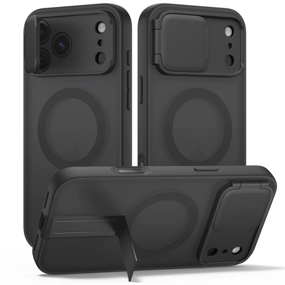 Husă Tech-Protect Kevlar Aura MagSafe, iPhone 17 Pro Max / 18 Pro Max, negru mat