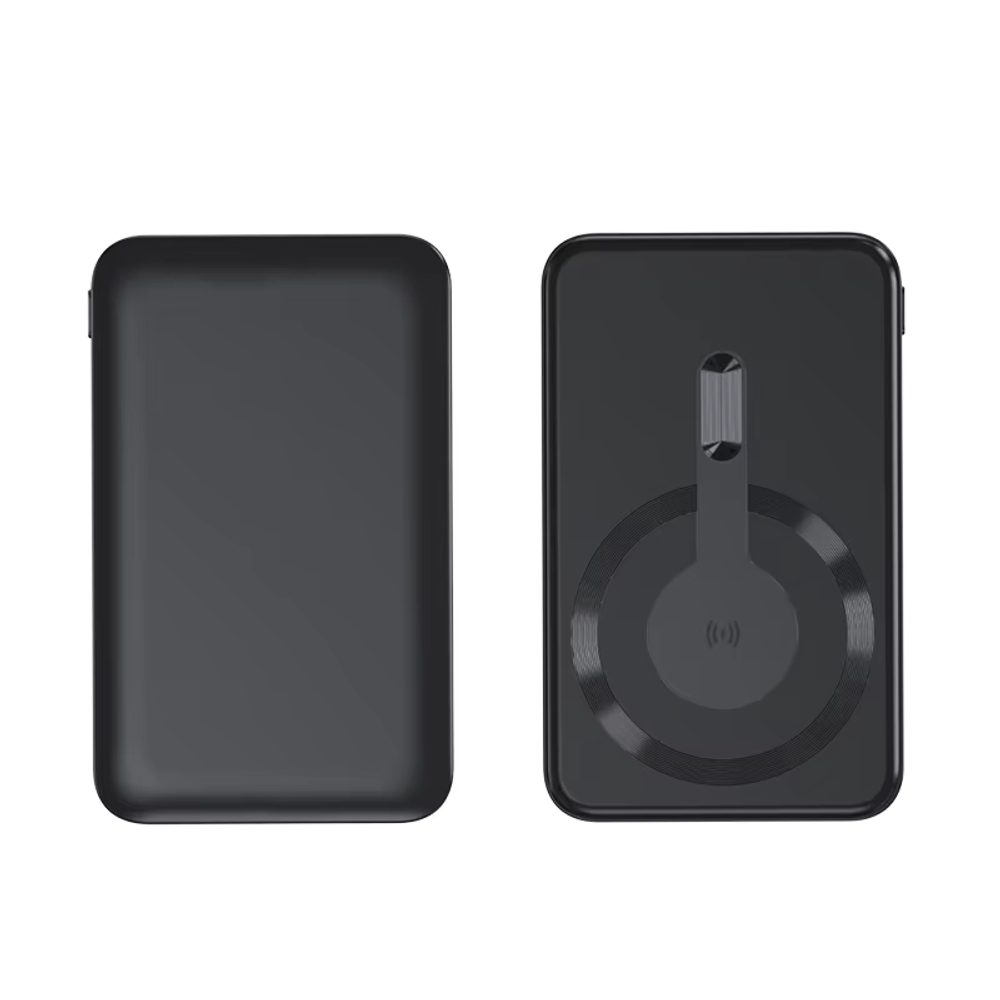 Baterie externă Metal Mini Magsafe, 10000mAh, încărcare rapidă, PD15W, neagră