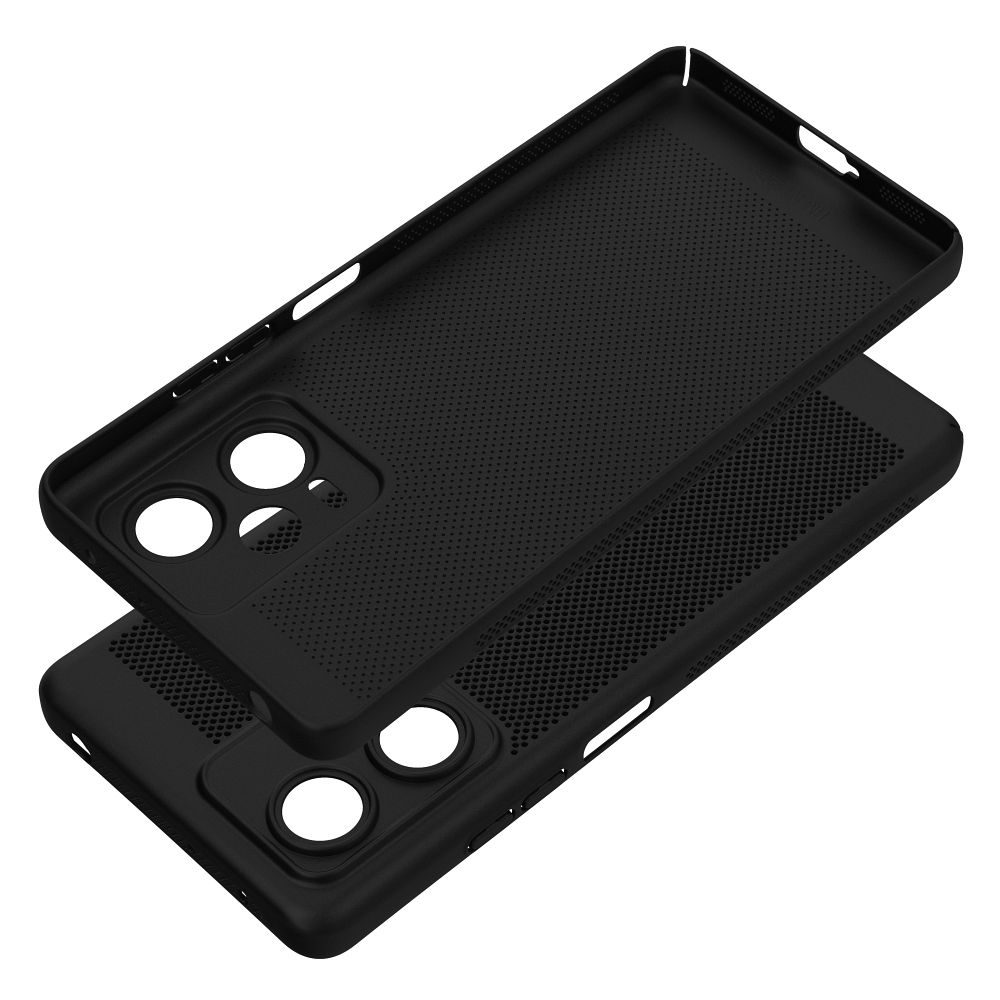 Breezy Case, Xiaomi Redmi Note 12 Pro Plus 5G, čierny