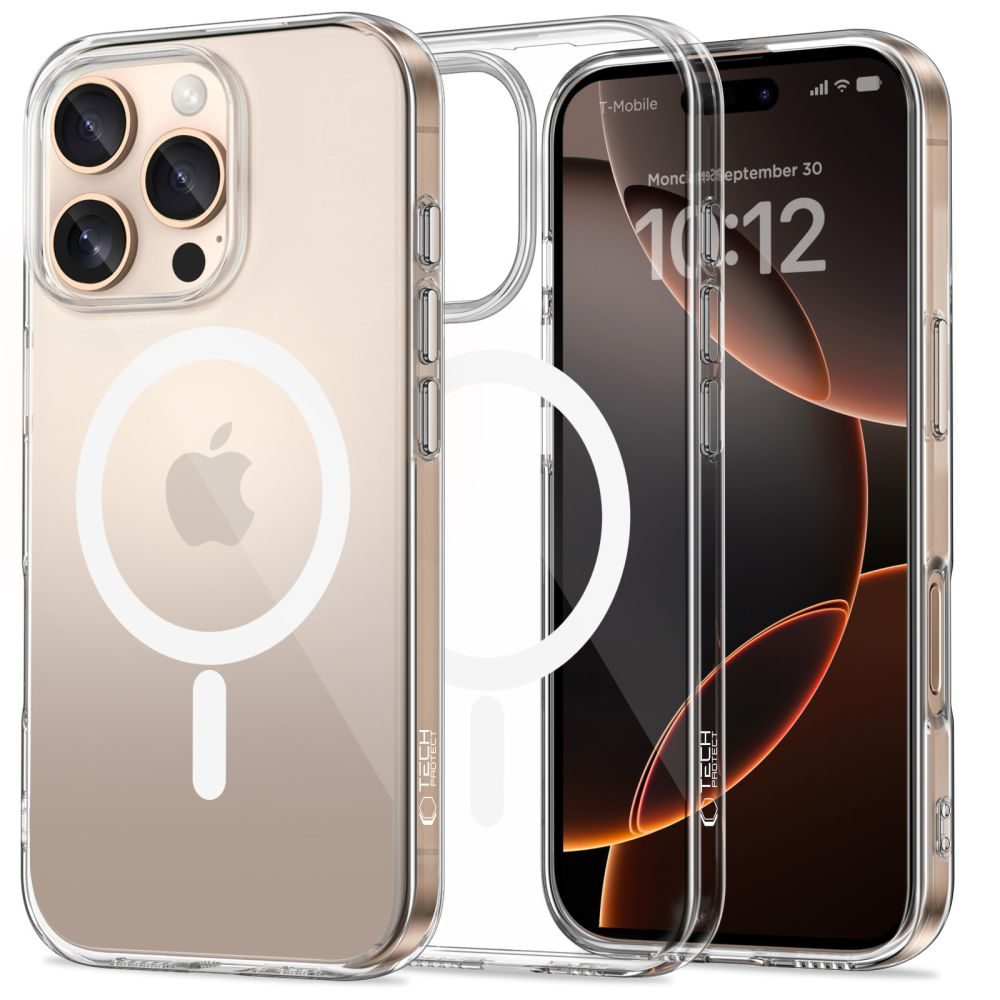 Levně Tech-Protect Flexair MagSafe, iPhone 16 Pro, průhledný