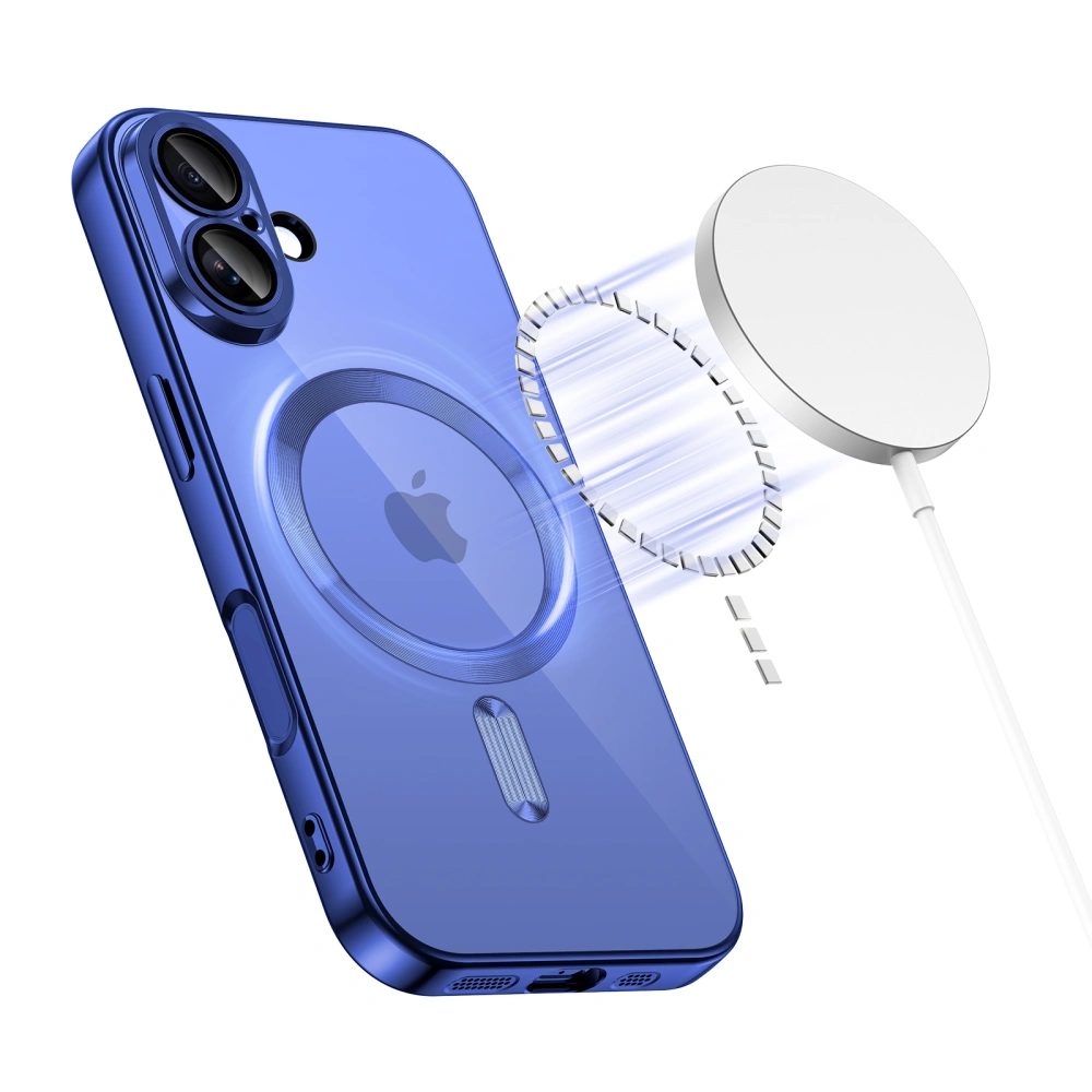 Tech-Protect MagFlex MagSafe iPhone 17, lesklá modrá