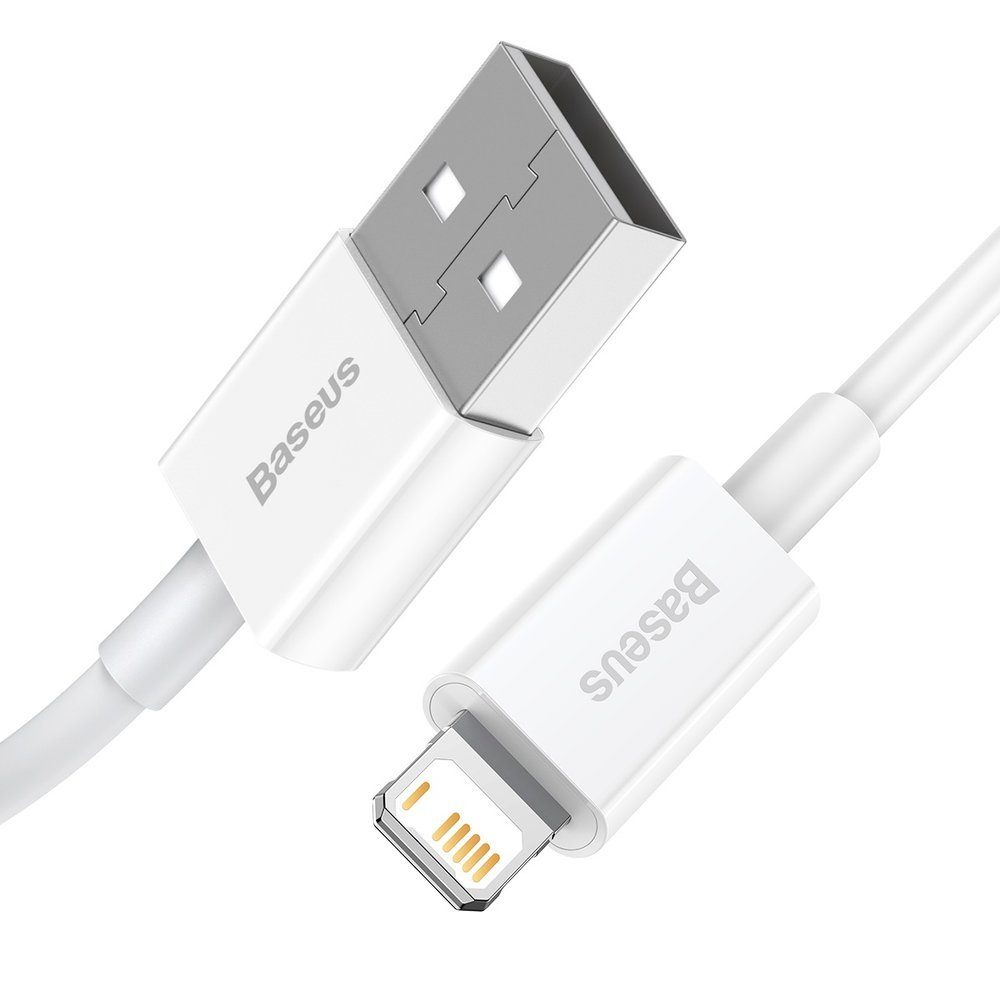 Baseus Superior Kabel USB - Lightning, 0,25 M, Bijela (CATLYS-02)