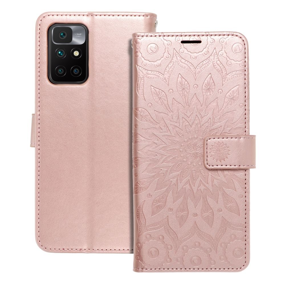 Levně Mezzo pouzdro, Xiaomi Redmi 10C, vzor 2, rosegold