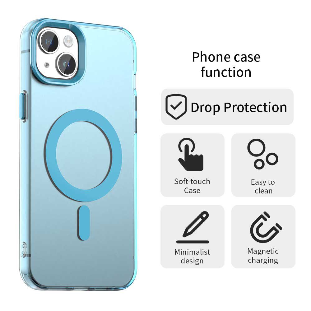 Techsuit CandyCase MagSafe, iPhone 13, modrý
