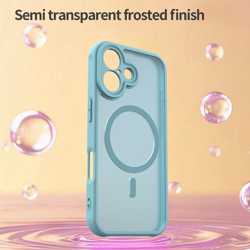 Techsuit HaloFrost II MagSafe, iPhone 17, tyrkysové