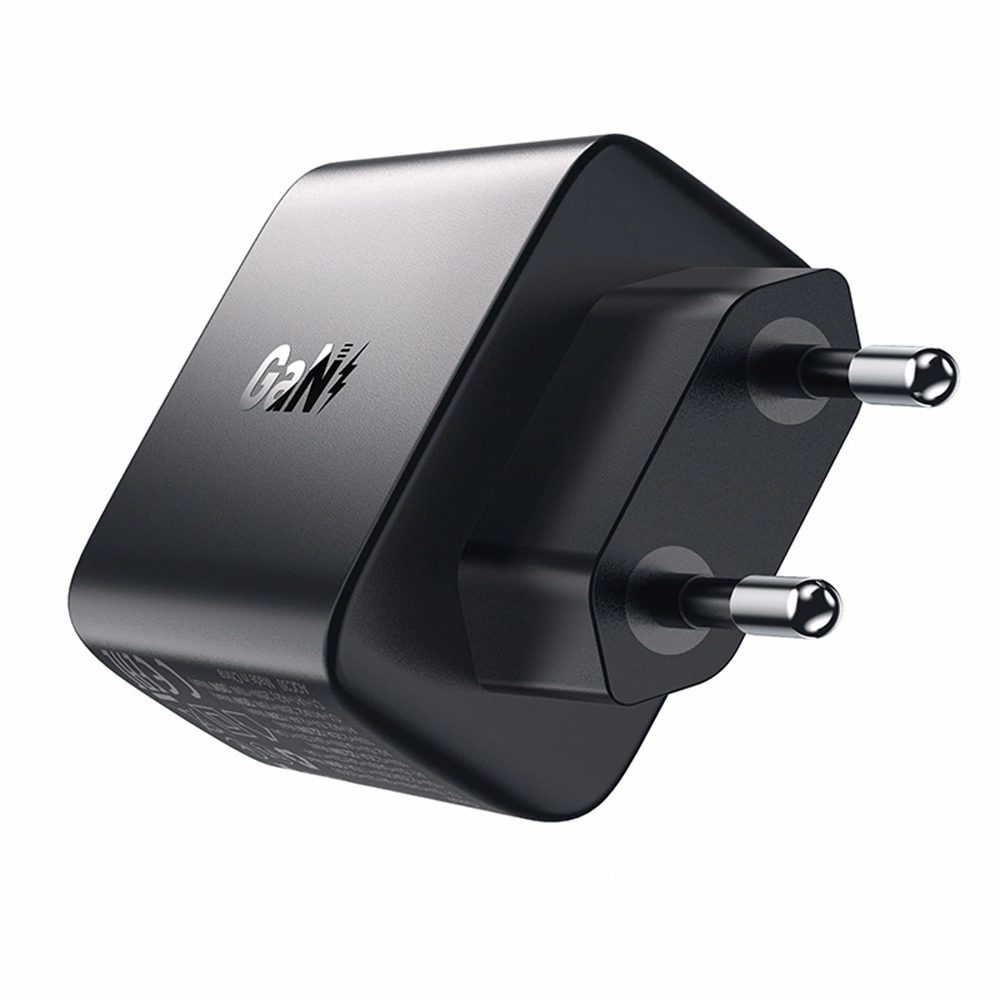 Acefast nabíjačka A57 GaN, PD 35W, 2x USB + USB-C, čierna