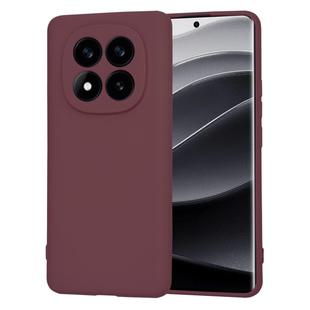 Techsuit SoftFlex tok, Xiaomi Redmi Note 14 Pro Plus 5G, bordó