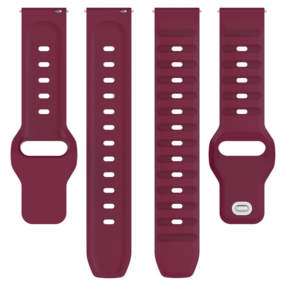 Techsuit remienok na hodinky 22mm (W050), červený