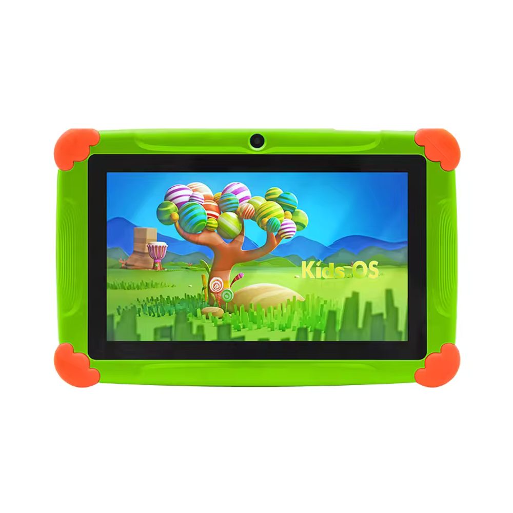 Wintouch K77 tablet pro děti s hrami, Android, duální fotoaparát, zelený