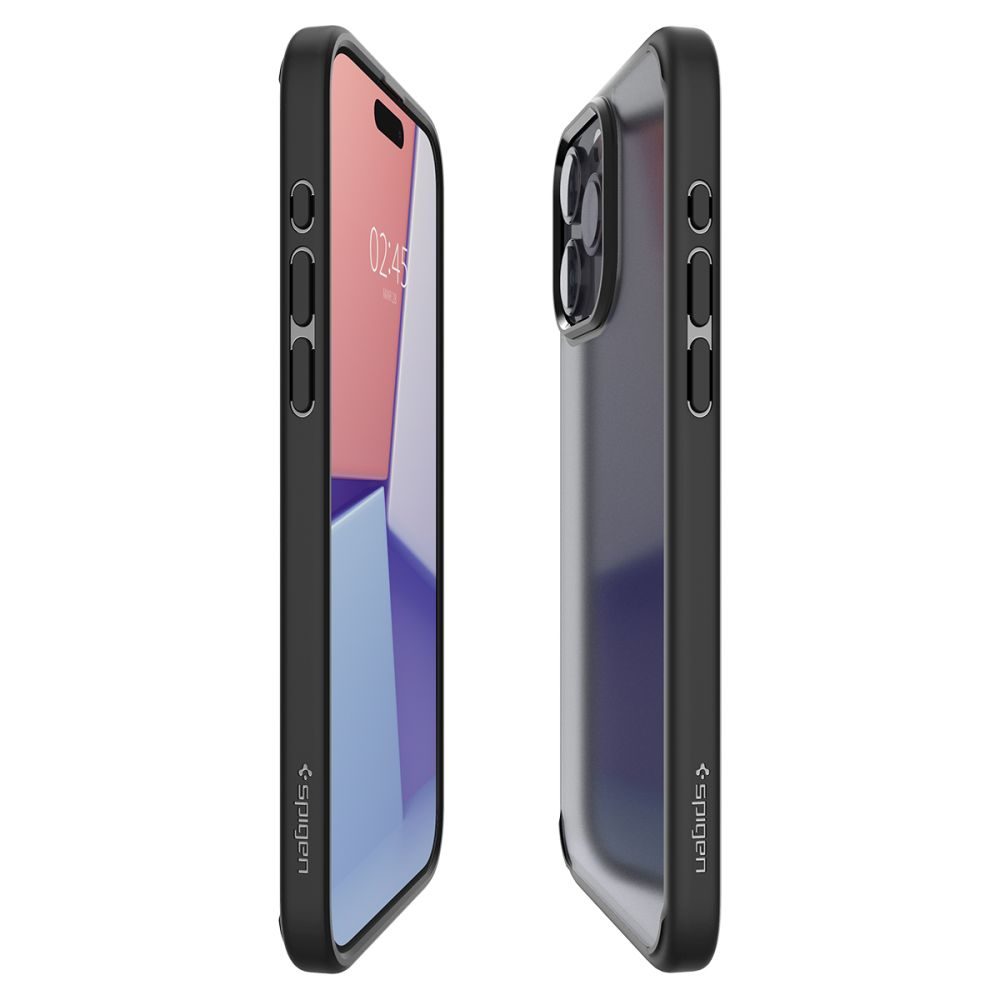 Spigen Ultra Carcasă Hibrid Pentru Mobil, IPhone 15 Pro, Frost Black