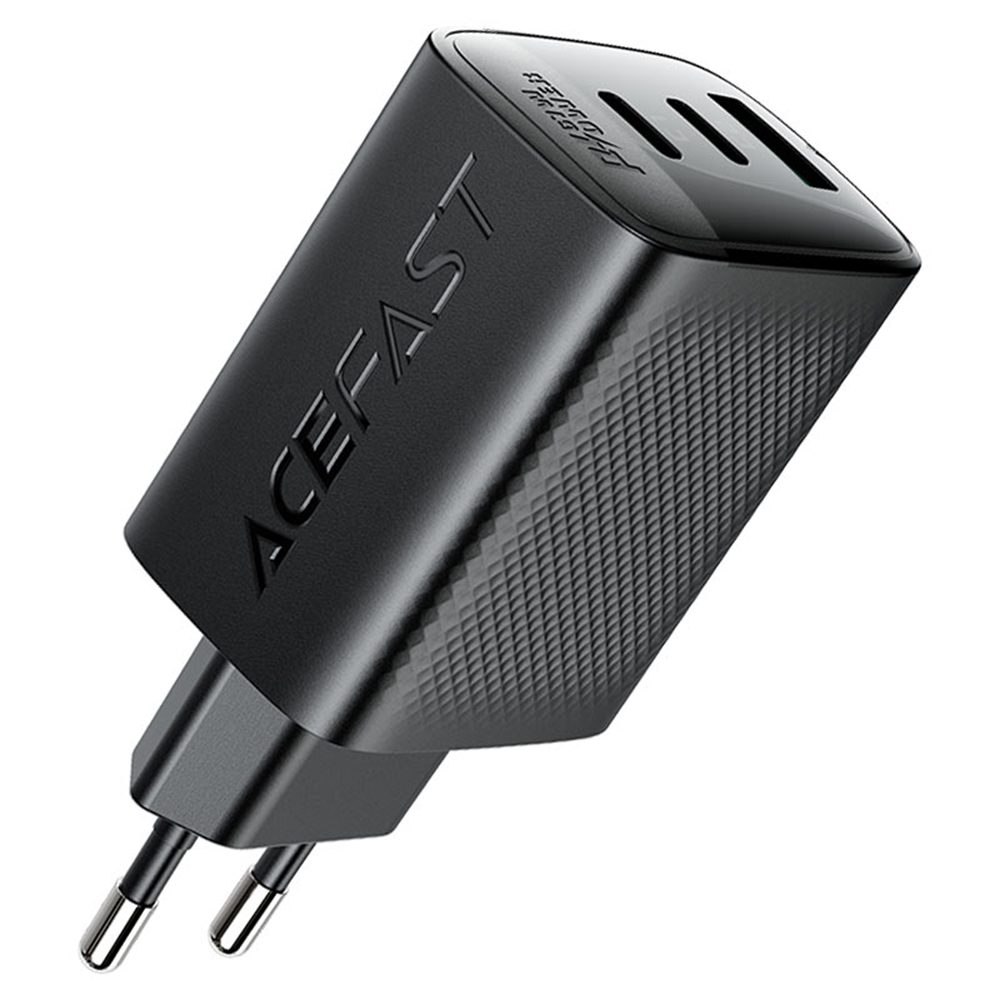 Acefast nabíjačka A108 GaN, 67W, 3A, 2x USB-C + USB, čierna