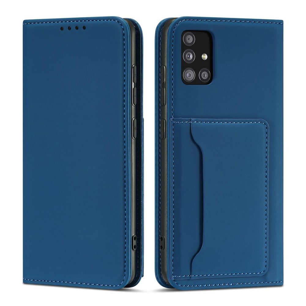 Husă Magnet Card Case, Xiaomi Redmi Note 11, Albastră