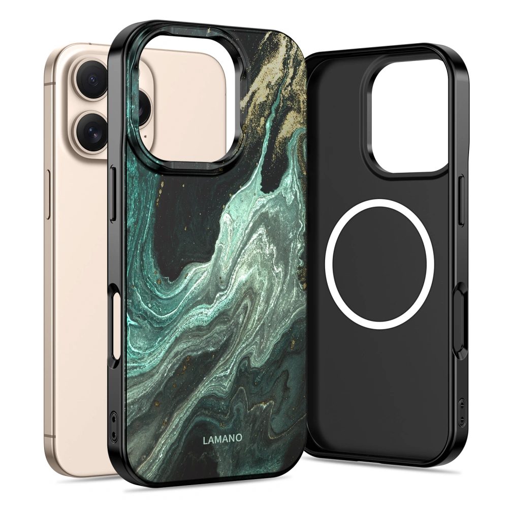 Tech-Protect Lamano MagSafe obal, iPhone 16 Pro Max, verde aura