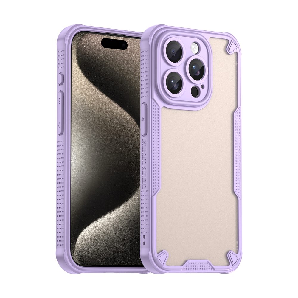 ArmorShield Hibrid Tok, iPhone 15 Pro, lila