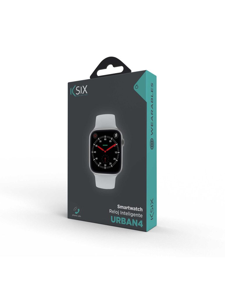 Ksix Smartwatch Urban 4, Biele