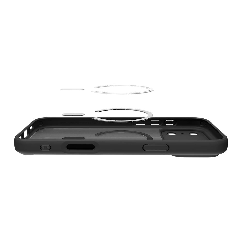 Spigen Ultra Hybrid Mag s MagSafe, iPhone 17 Pro, frost black