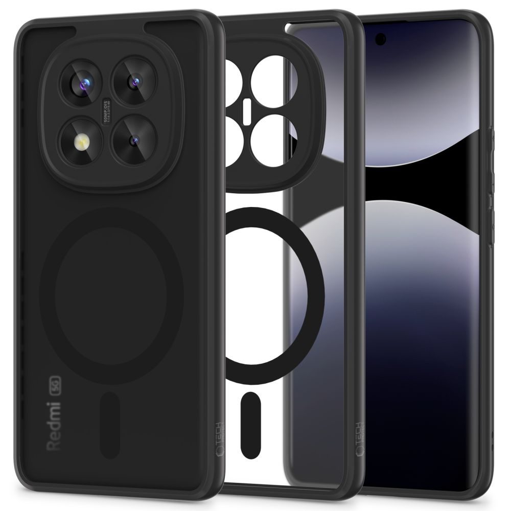 Levně Tech-Protect MagMat MagSafe, Xiaomi Redmi Note 14 Pro Plus 5G, černý matný