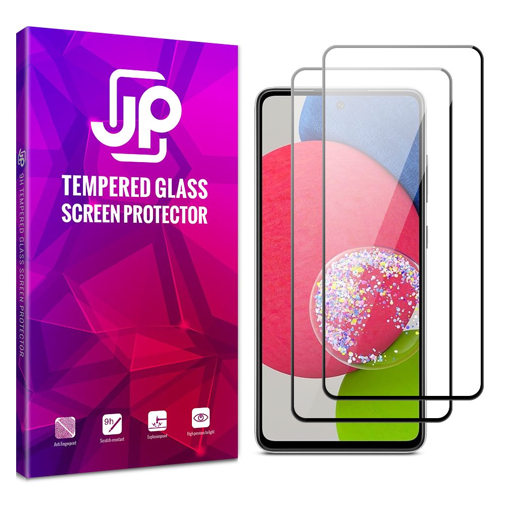 JP 2x 3D Steklo, Samsung Galaxy A52, črno