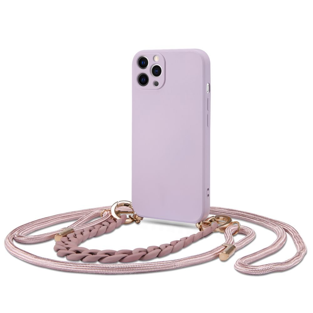 Tech-Protect Icon Chain Obal, IPhone 12 Pro Fialový