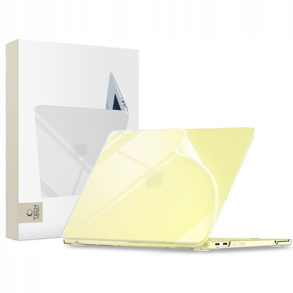 Tech-Protect SoftShell husă MacBook Neo 13 2026, Crystal Clear