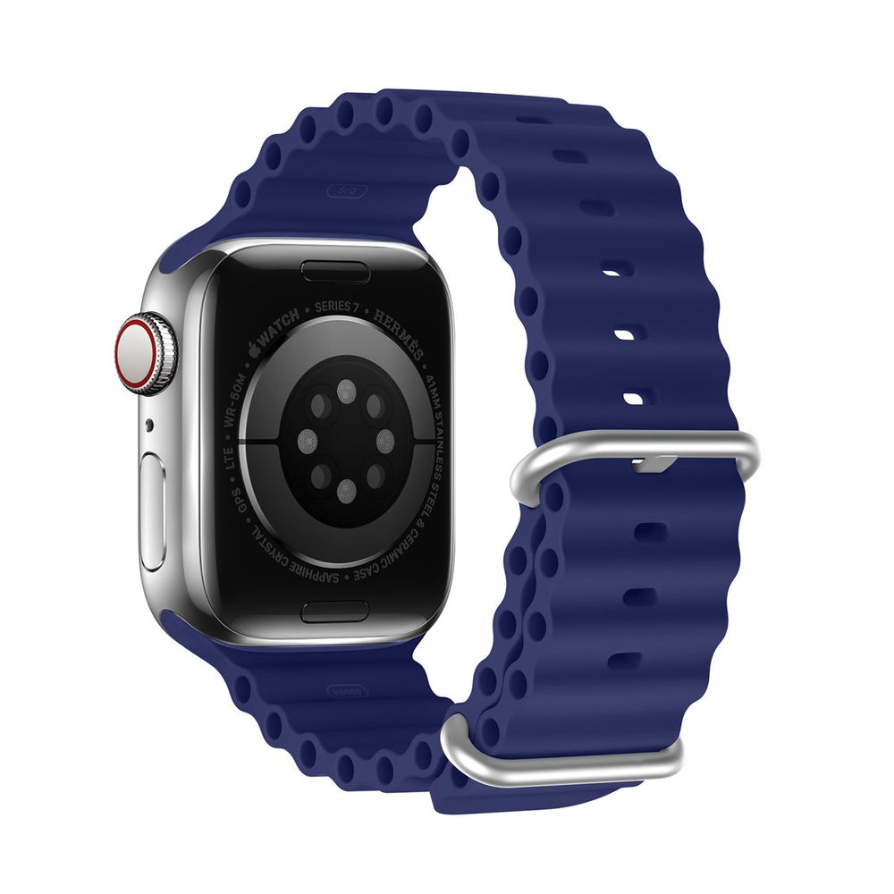 Pašček Dux Ducis, Apple Watch 8 / 7 / 6 / 5 / 4 / 3 / 2 / SE (41 / 40 / 38 Mm), Moder