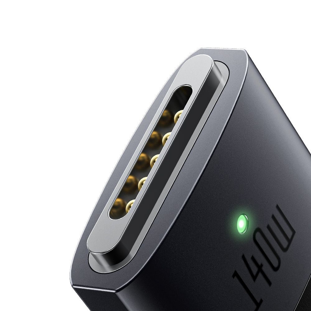 Mcdodo Magnetický kábel (CA-1470) USB-C - MagSafe 3, 140W, LED indikátor, 2 m, čierny