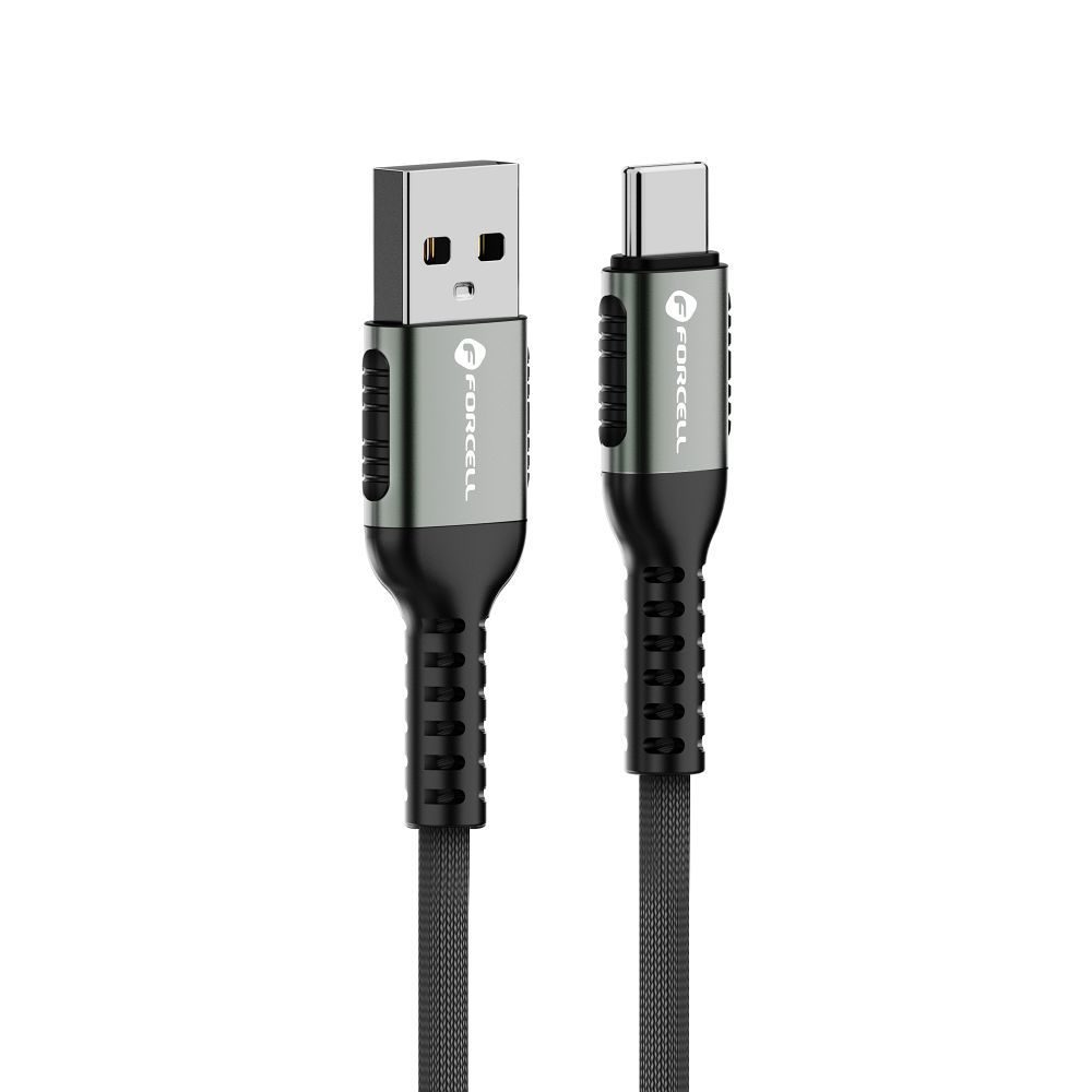 Forcell F-Energy kábel USB A - USB-C, QC4.0, 3A, 66W, 2 m, čierny