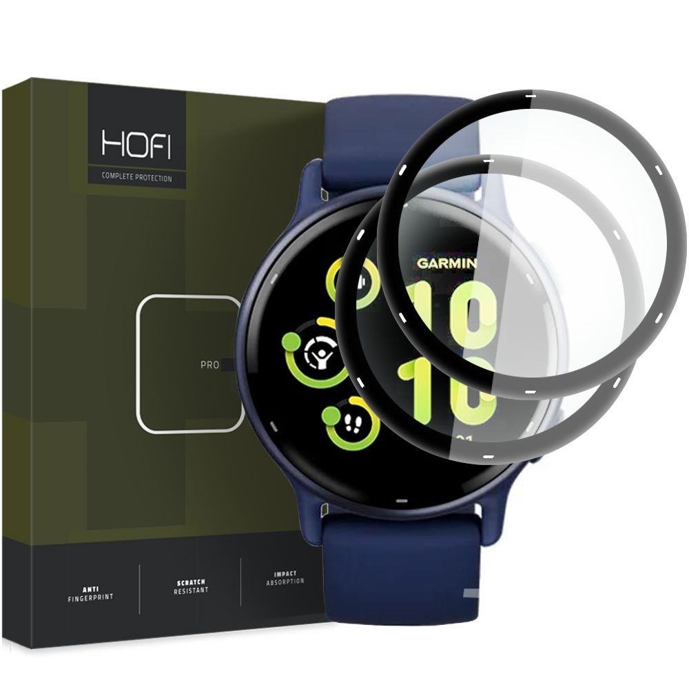 Hofi Pro+ Set 2 Hybridných Skel, Garmin Vivoactive 5, čierne