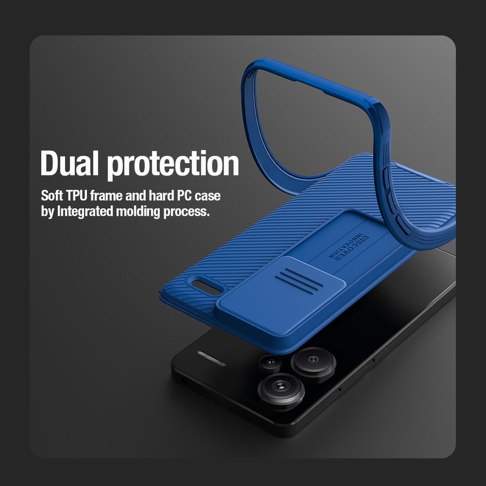 Nillkin CamShield Pro, Xiaomi Redmi Note 13 Pro+ 5G, Negru