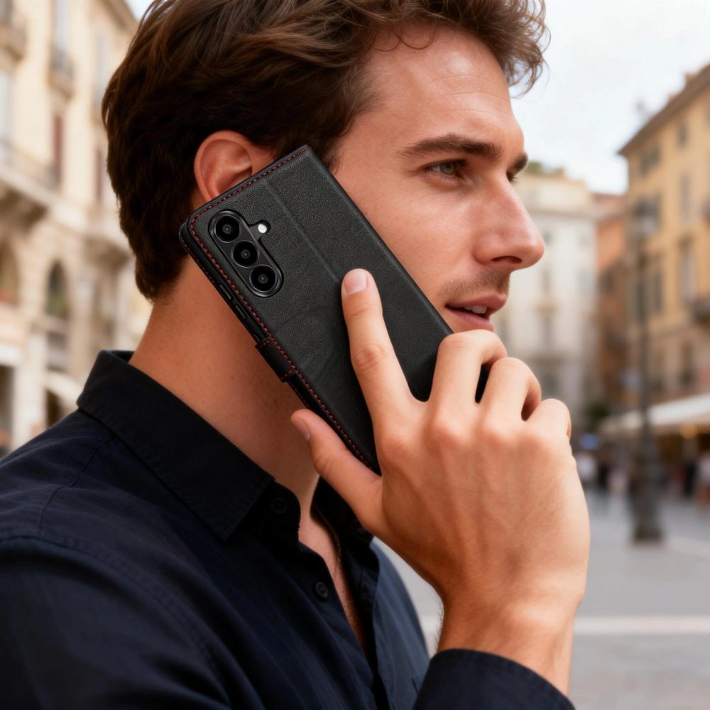 Tech-Protect Samsung Galaxy A57 5G, čiernočervené puzdro