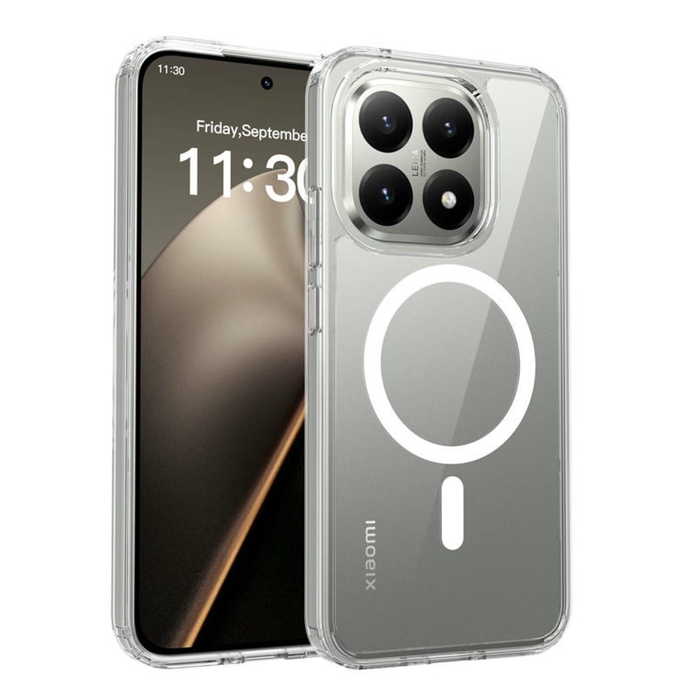 Levně Magsafe Clear obal, Xiaomi 15T, průhledný