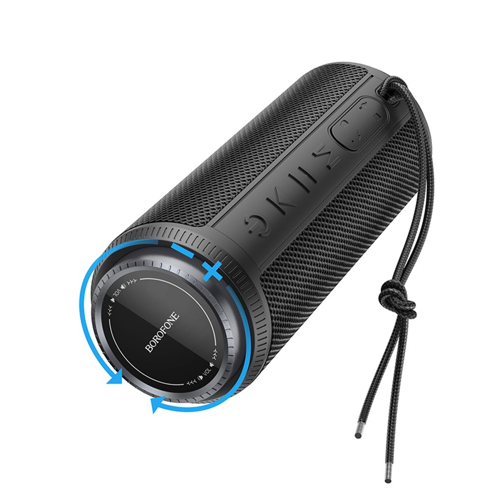 Borofone BR22 Vezeték Nélküli Sport Bluetooth Hangszóró, Fekete