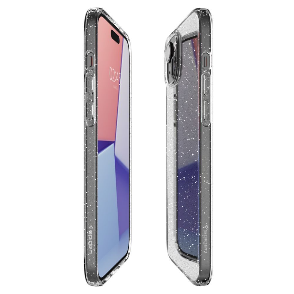 Spigen Liquid Crystal Telefontok, IPhone 15, Glitter Crystal