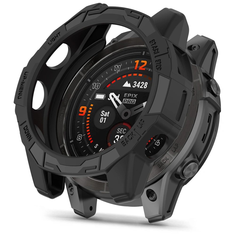 Tech-Protect Defense Air, Garmin Fenix 7X / 7X Pro, fekete