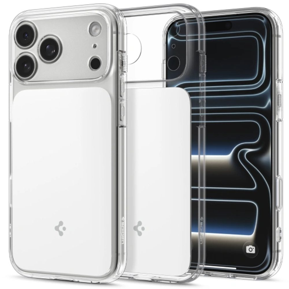 Spigen Ultra Hybrid "T" Mag cu MagSafe, iPhone 17 Pro Max / 18 Pro Max, alb