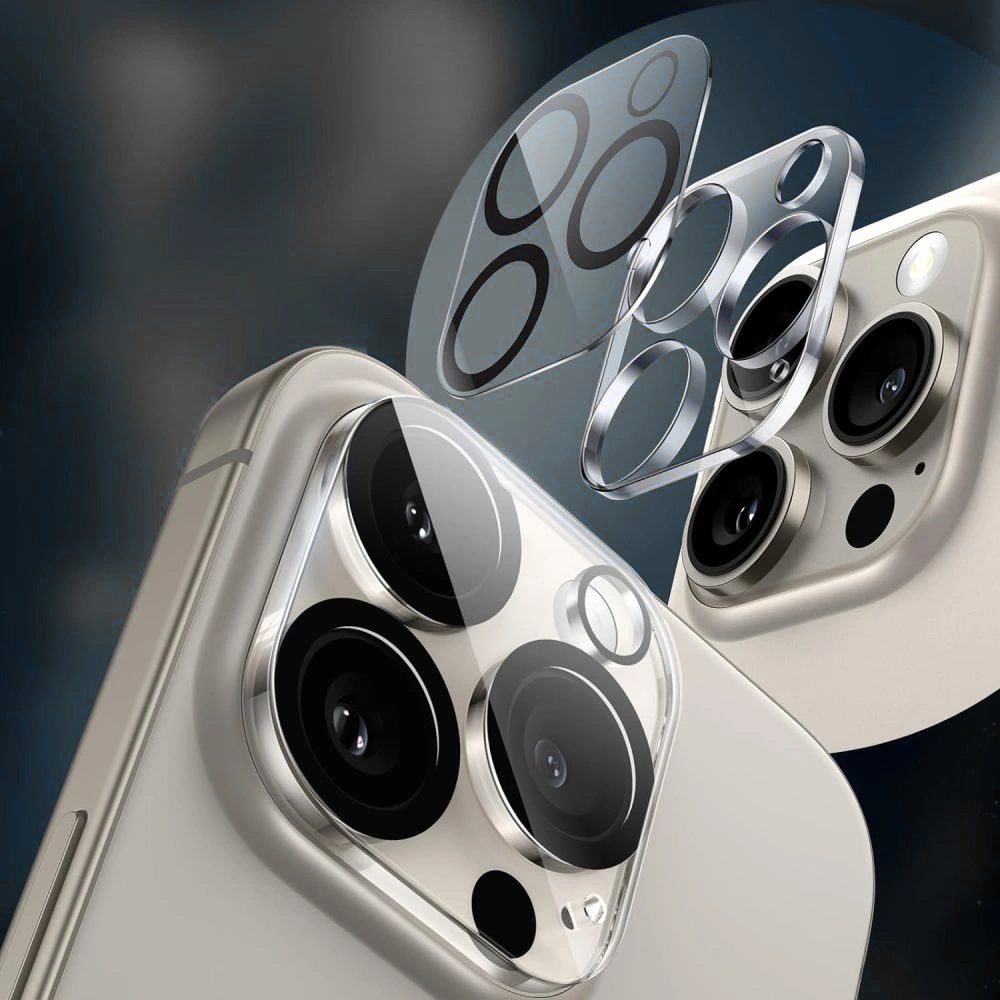 Tech-Protect Cam Fit+, ochranné sklo na objektív fotoaparátu, iPhone 16e / 17e, priehľadné