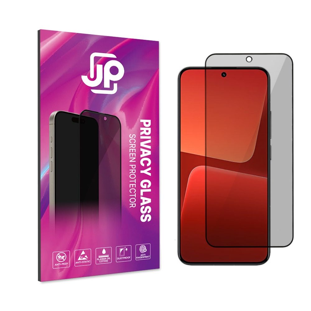 JP Privacy Edzett üveg, Xiaomi 14T / 14T Pro, fekete