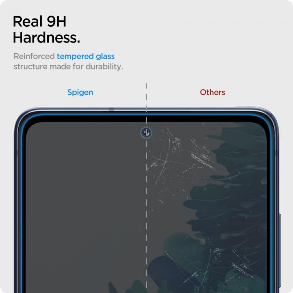 Spigen Full Cover Glass FC Zaščitno Kaljeno Steklo, Samsung Galaxy S20 FE, črn