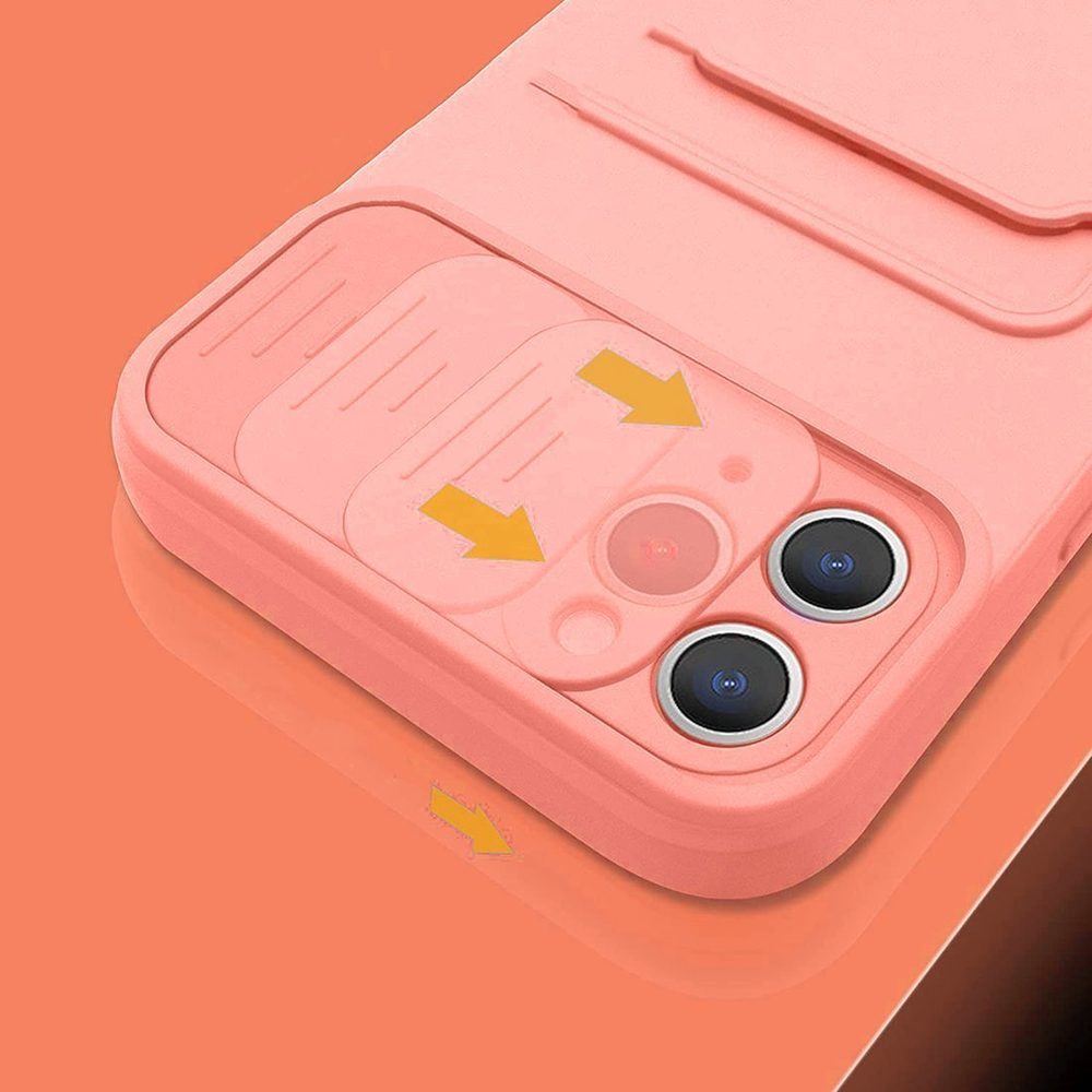 Nexeri Obal S Ochrannou šošovky, IPhone 14 Pro Max, Oranžový