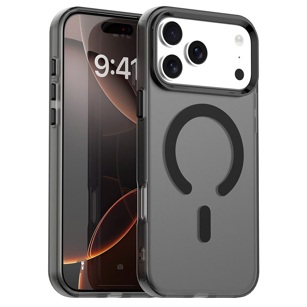 Techsuit CandyCase MagSafe, iPhone 17 Pro Max, fekete