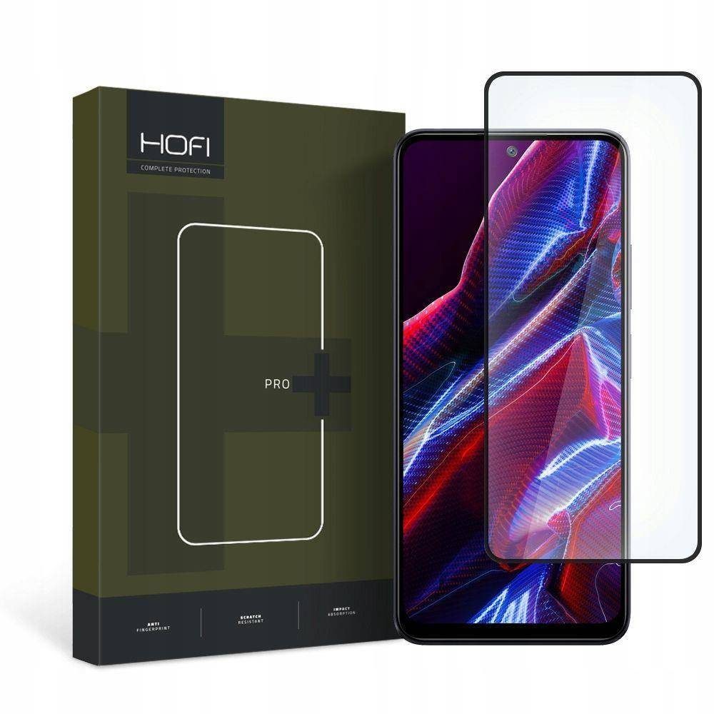 Hofi Pro+ Edzett üveg, Xiaomi Redmi Note 12 5G / Poco X5 5G, Fekete