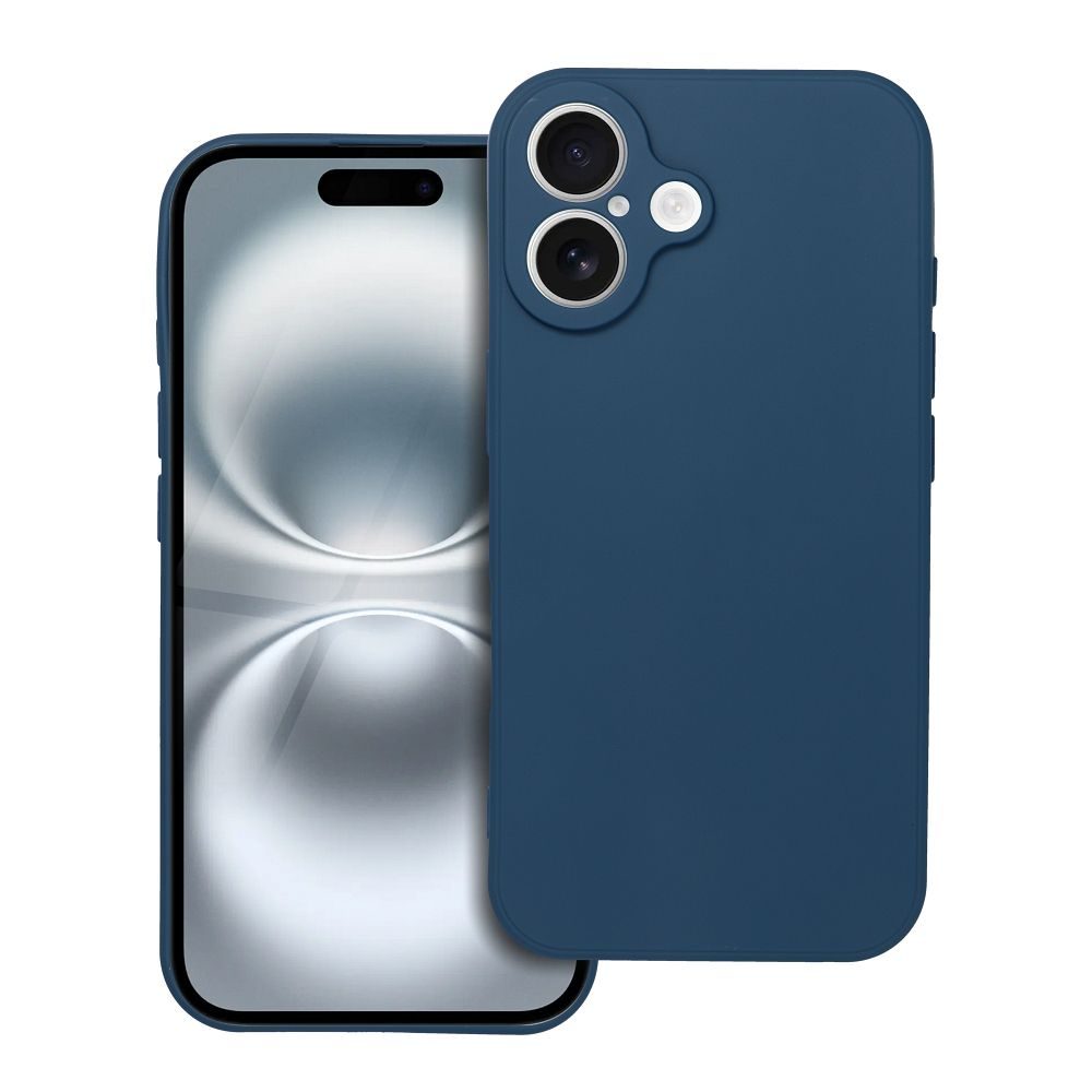 Levně Forcell soft iPhone 16 tmavě modrý