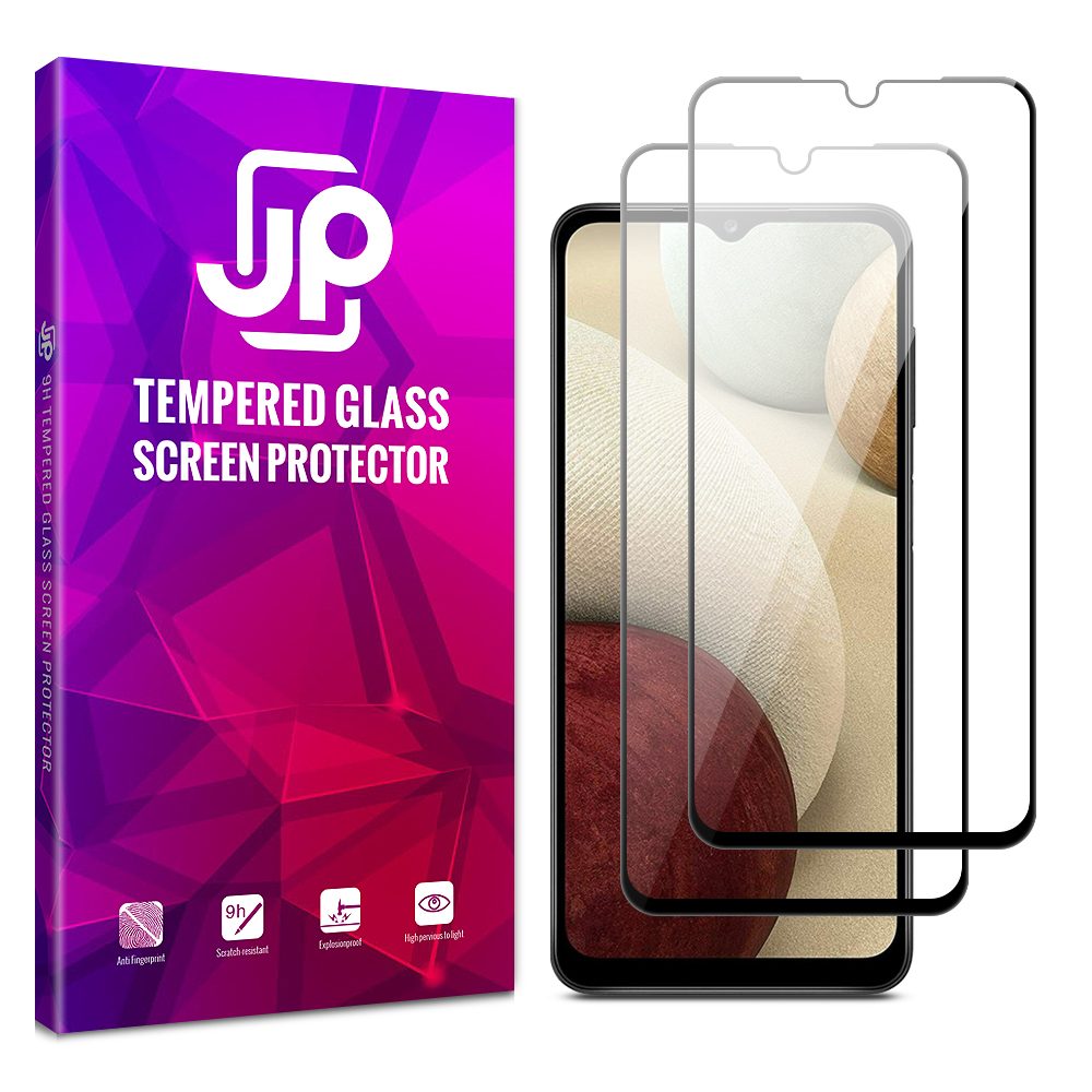 JP 2x 3D Staklo, Samsung Galaxy A12, Crna