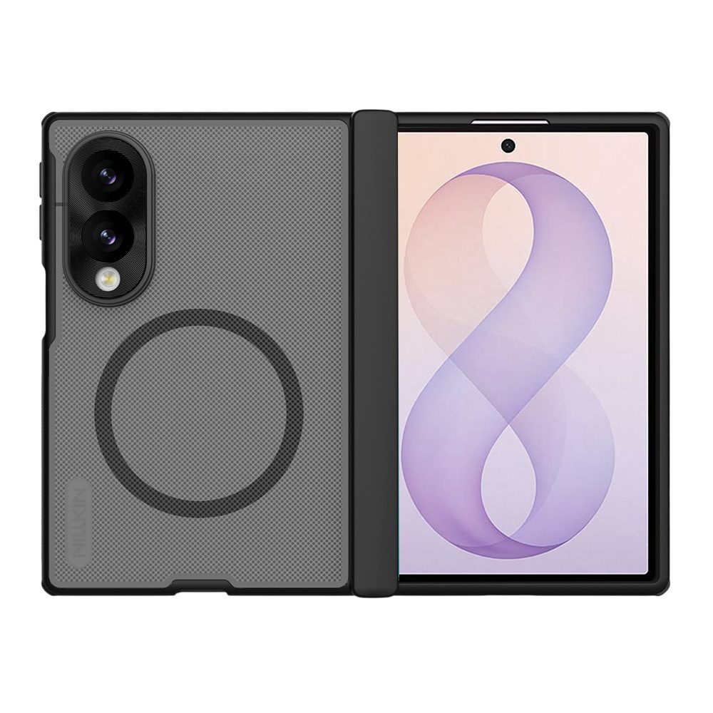 Nillkin Super Frosted Shield Fold Magnetic, Samsung Galaxy Z Fold 8, transparent / negru