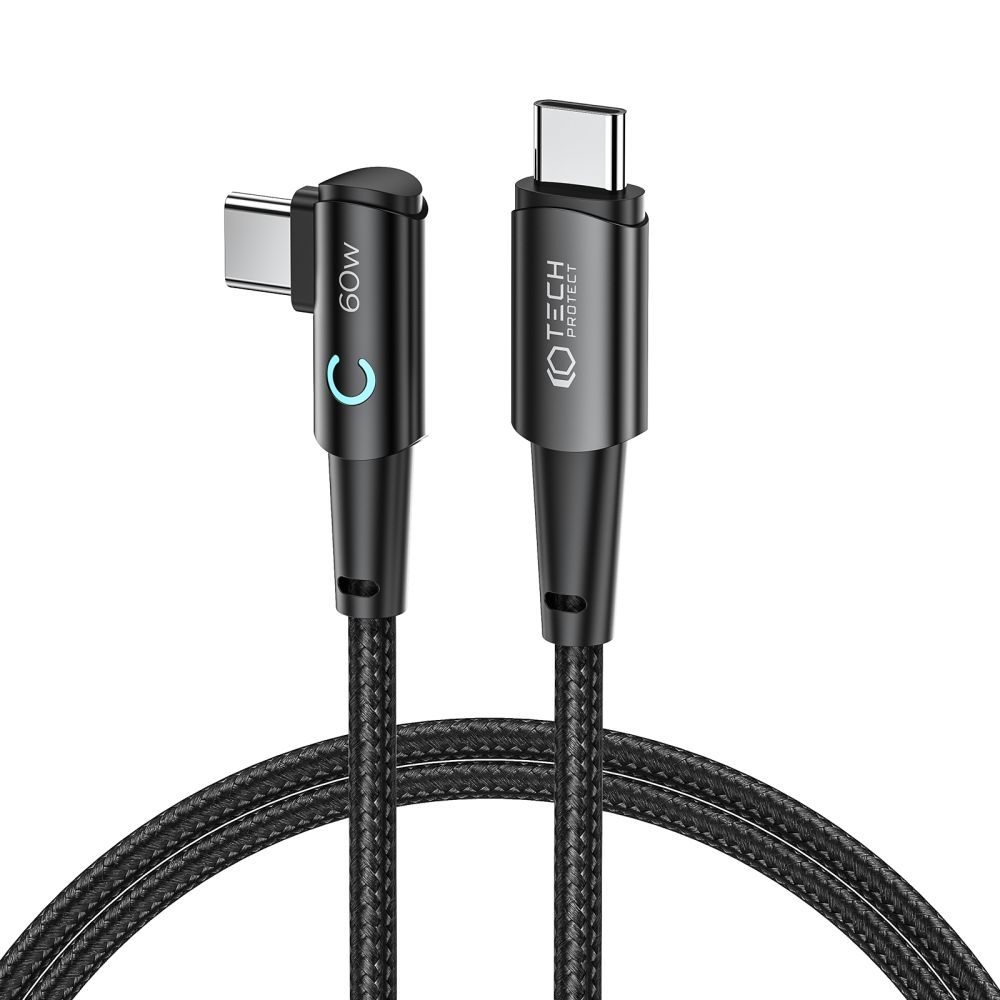 Tech-Protect UltraBoost L USB-C Kabel 60W / 6A, 1 M, Sivi