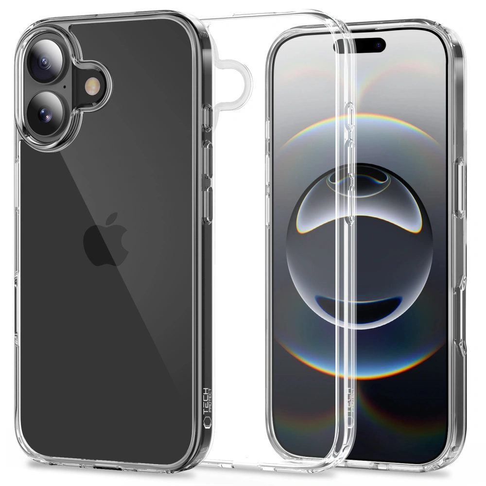 Levně Tech-Protect Flexair Hybrid, iPhone 17, průhledný